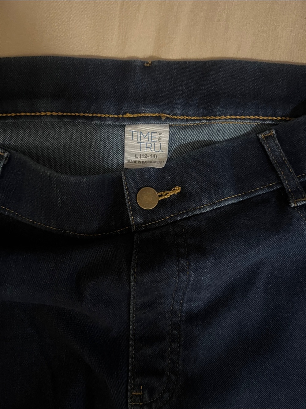 Time and Tru dark jeans Straight-Leg Jeggings